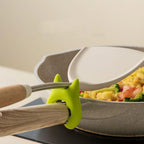 Durable plastic pot holder with cat ear design perfect for neat kitchen spaces