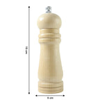 Classic spice grinder wooden manual pepper mill suitable for home kitchens