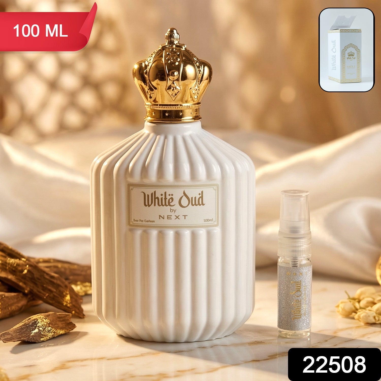 Long lasting White Oud perfume spray