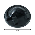 Detailed view of rotating mechanism on universal mobile phone holder