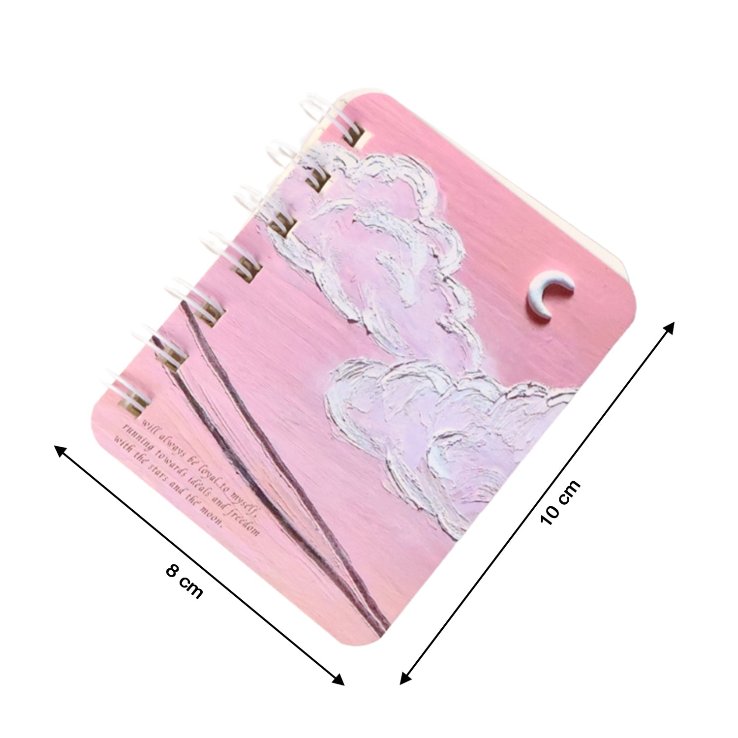 Compact mini spiral bound notebook suitable for notes and daily planning