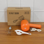 Compact handheld electric whisk mixer ideal for home and travel use