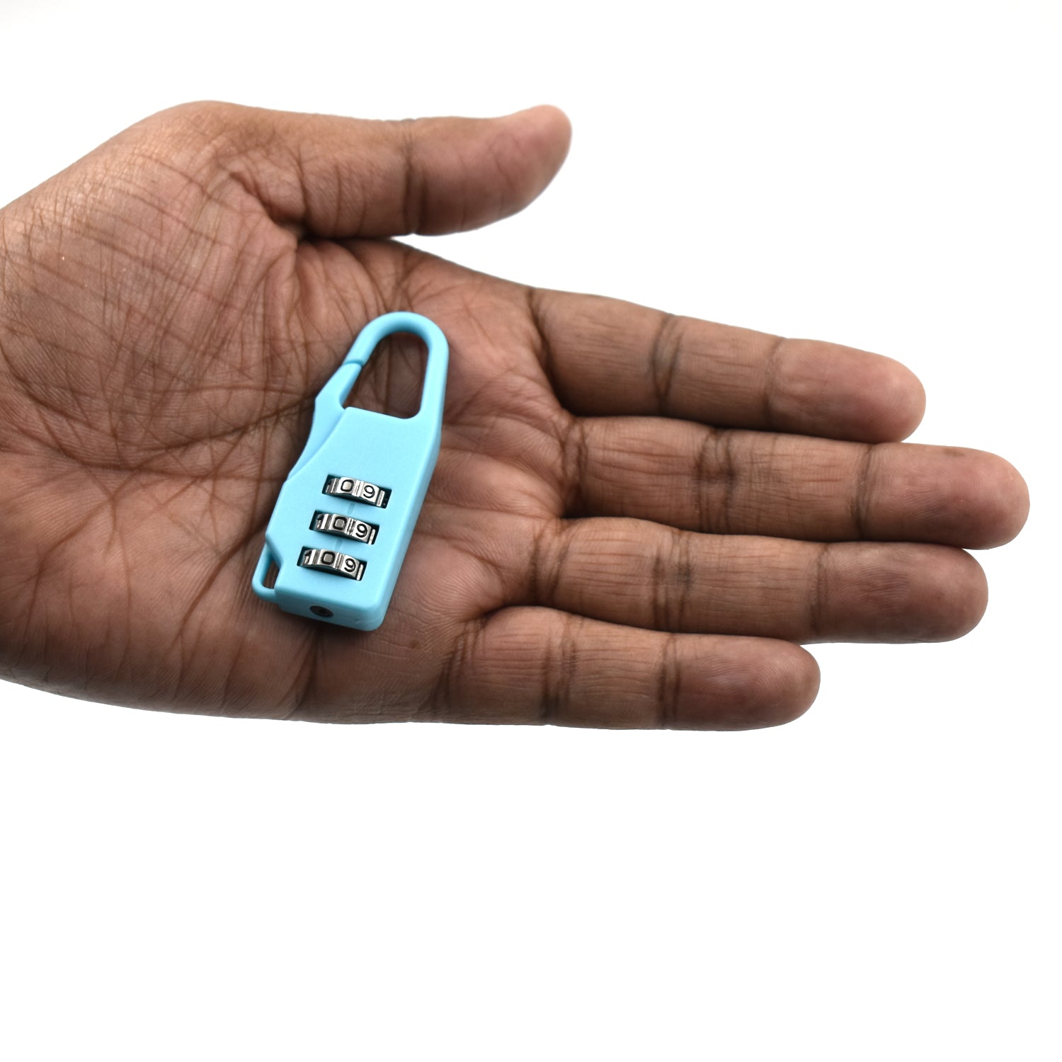 Multiple views of the versatile 3-digit luggage lock on a white background.
