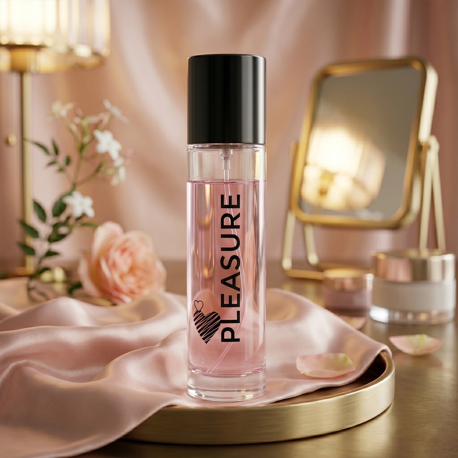 Front view of Pleasure Eau De Parfum bottle