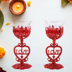 Compact and elegant tea lights holder perfect as dinner table centerpiece