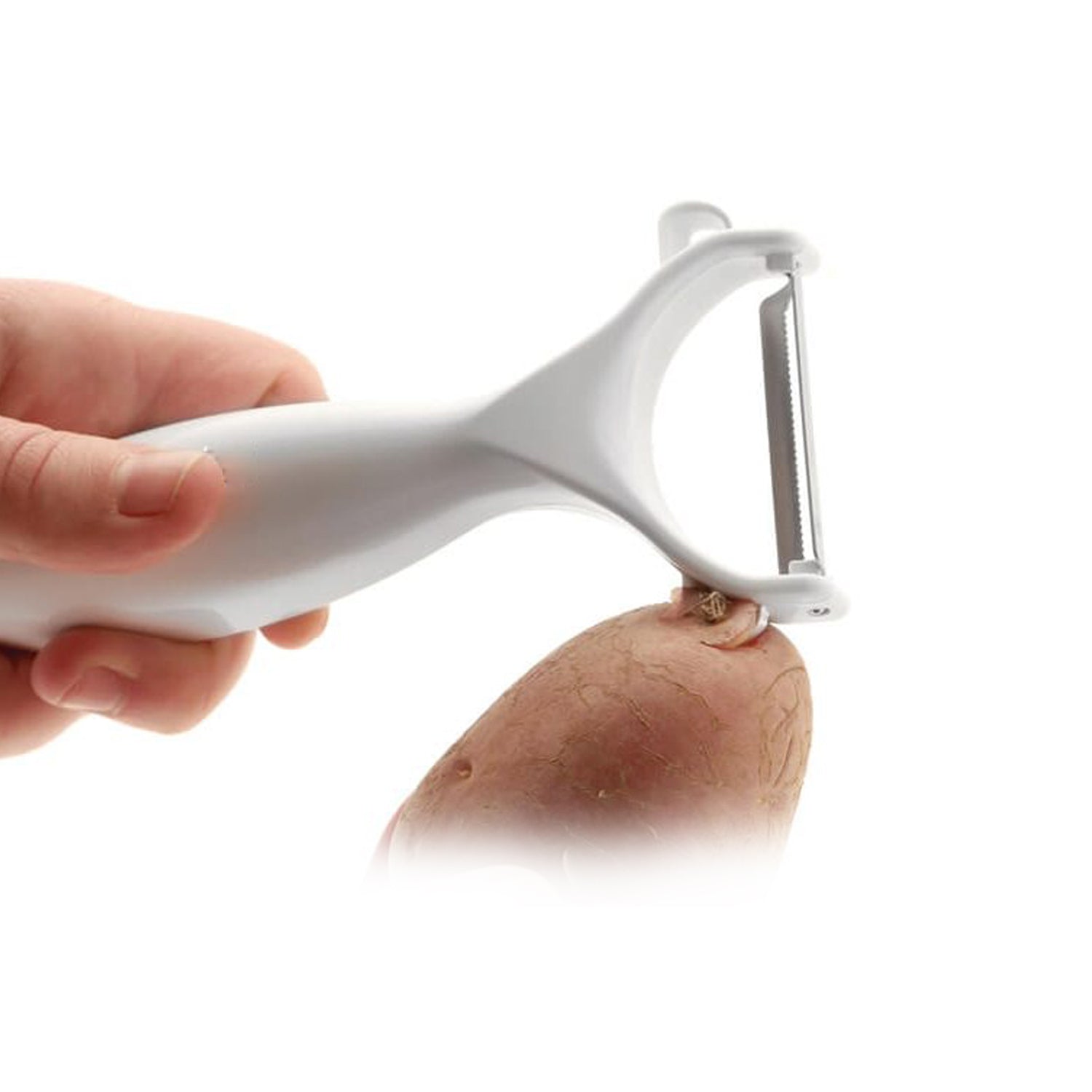 Reliable kitchen peeler for quick and hygienic preparation of meals.