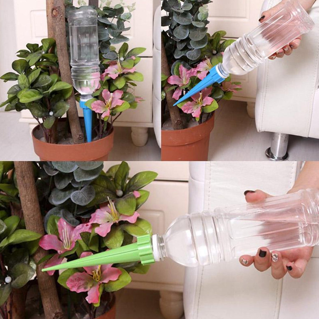 Packaging for the Grow Garden Tools plant watering spikes.