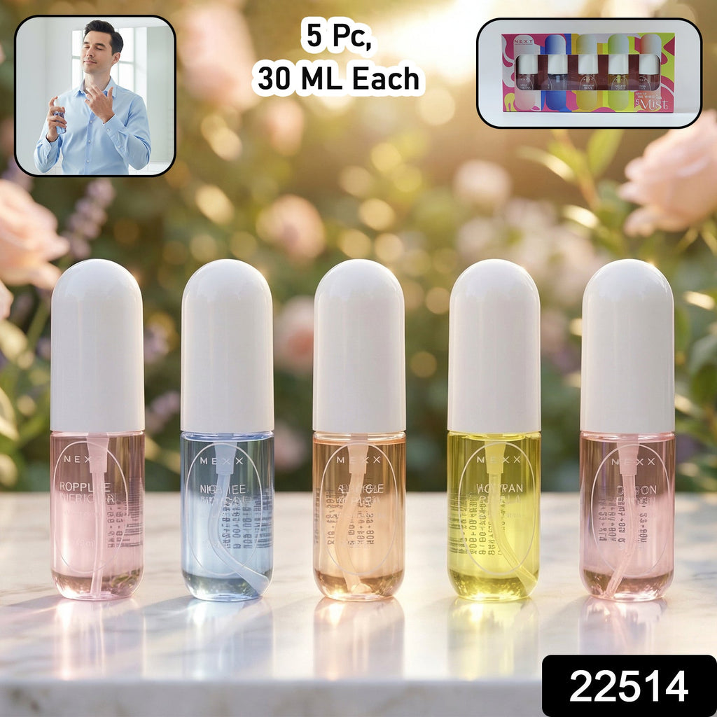 Mini perfume gift set with five fragrance bottles from Next Mist