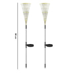 Colorful outdoor LED sparkler garden lights for lawn and pathway