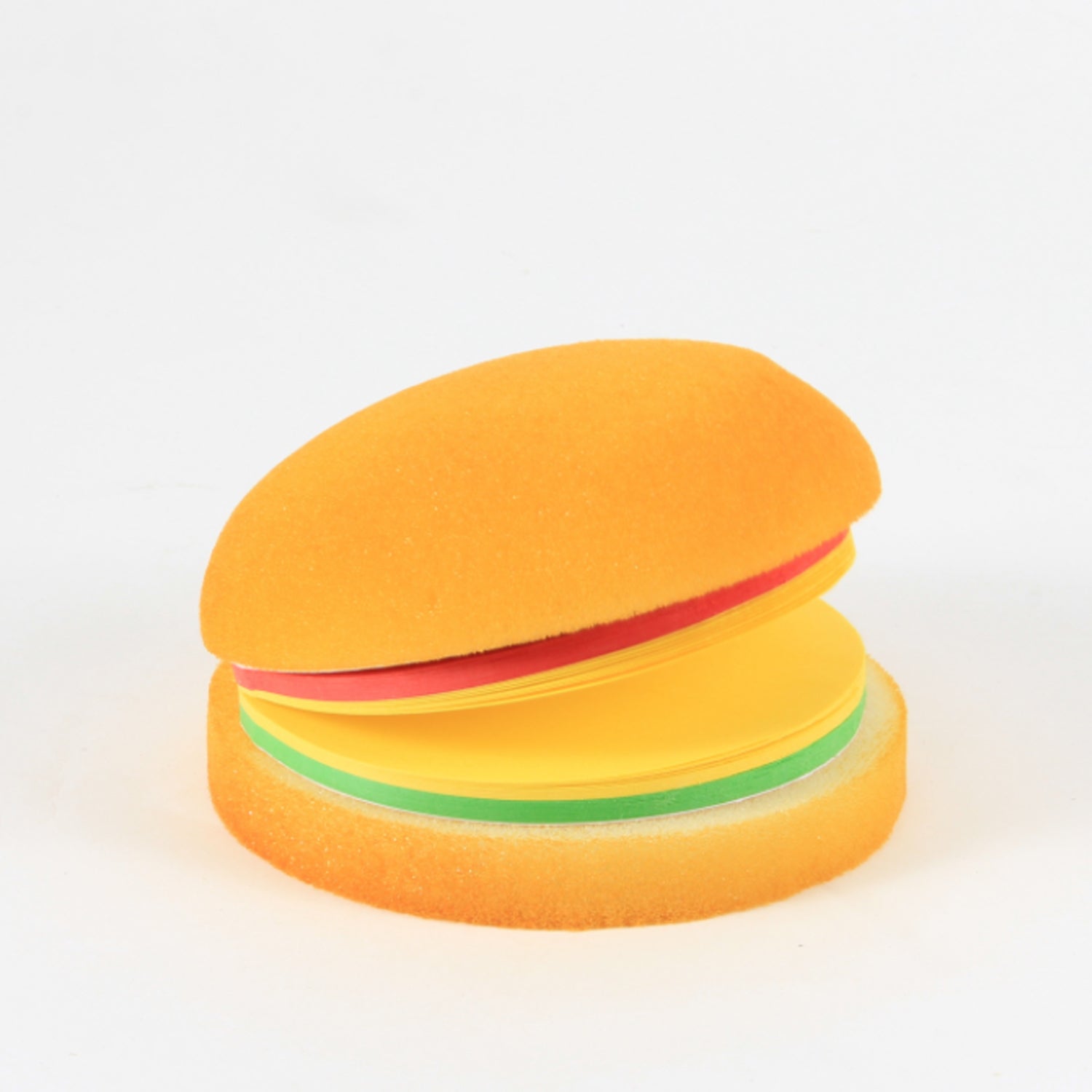 Burger sticky notes displayed as a fun, functional office stationery item ready for use.