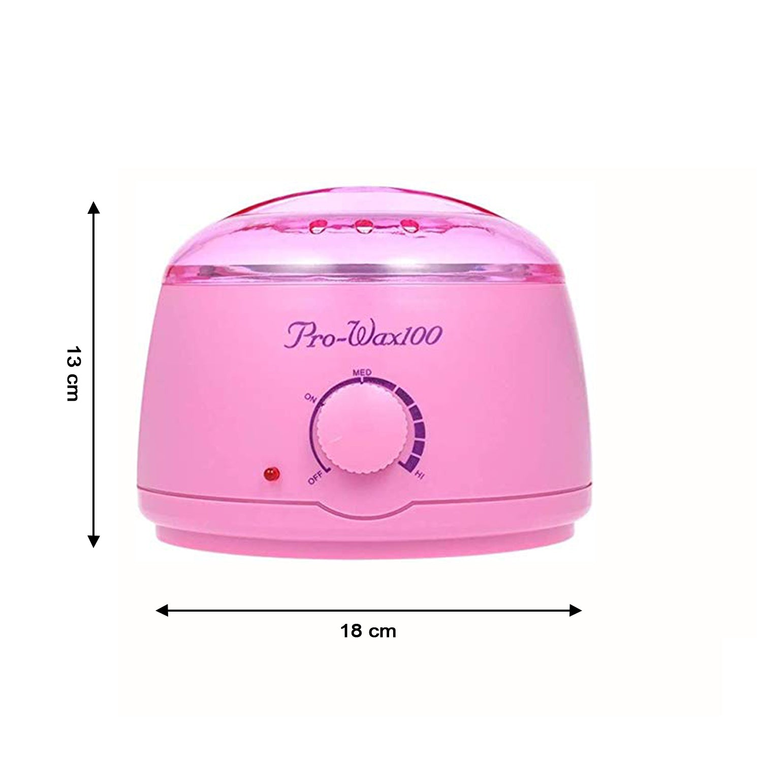 Top-down view of the AuriGlam oil and wax heater with auto cut-off.