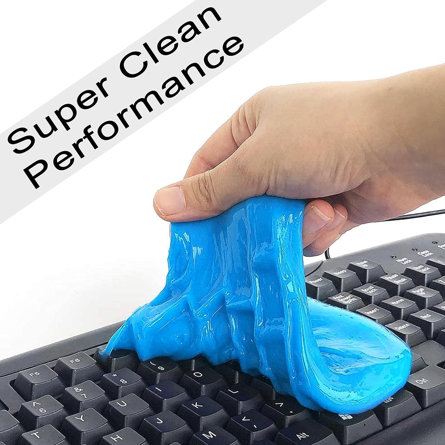 Instructions for using the Super Clean Magic Gel to clean hard-to-reach areas.