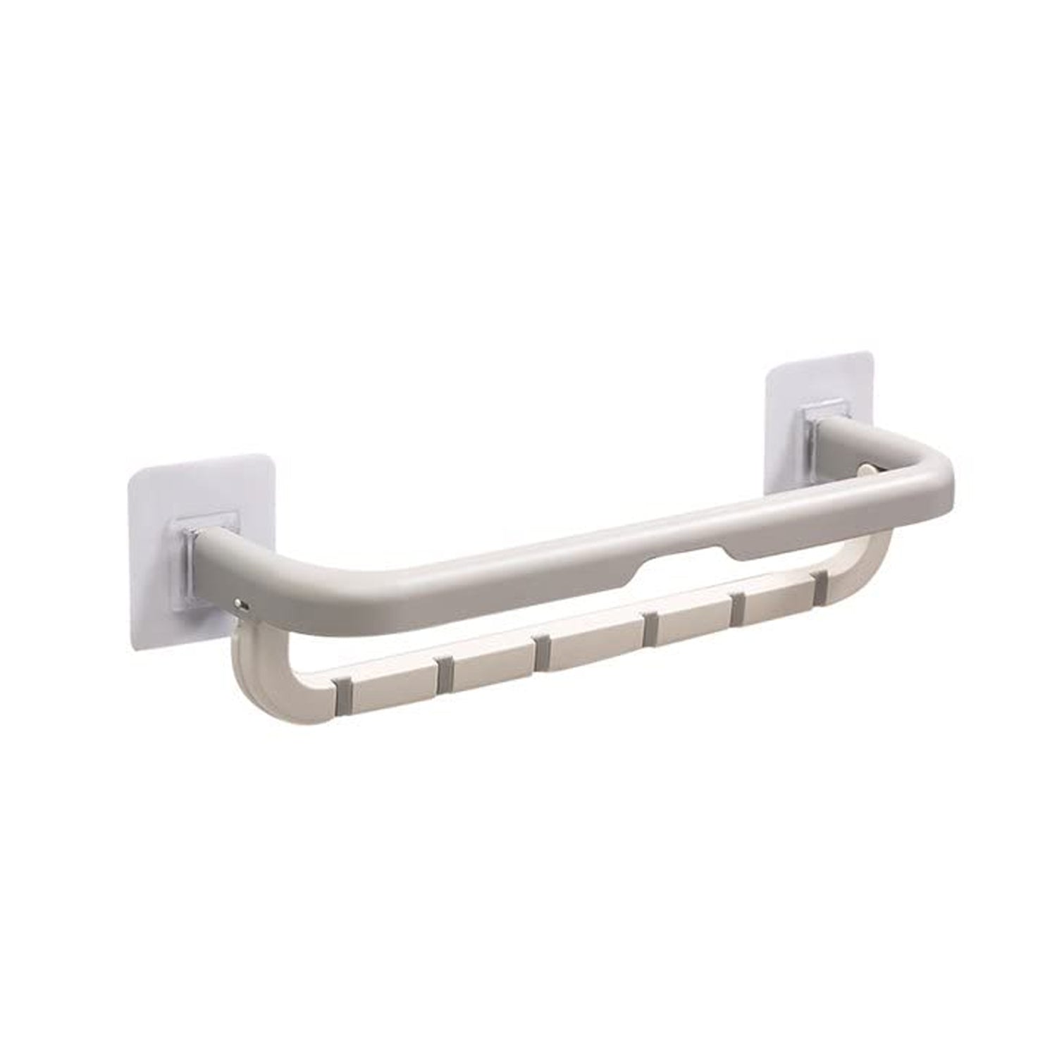 Step-by-step no-drill installation process for the Siplix towel rack.