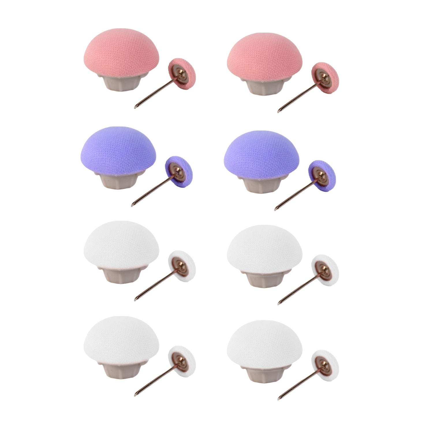 Mushroom upholstery pins used for curtain and furniture decoration