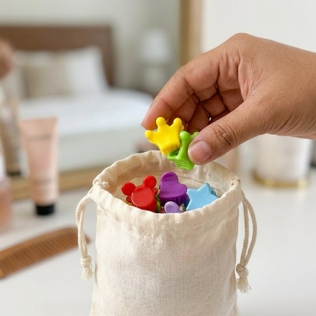 Durable hair claw clips set