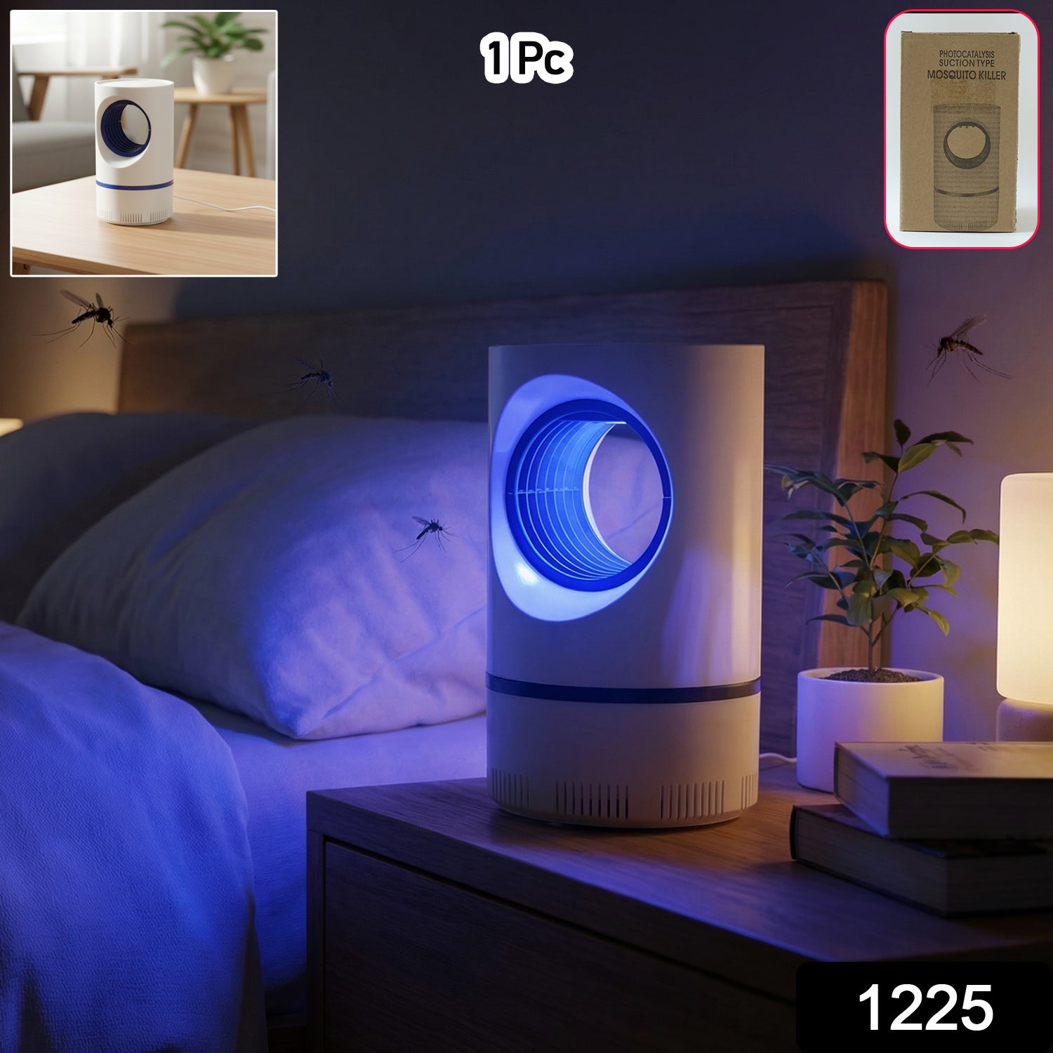 Indoor mosquito trap device with modern design