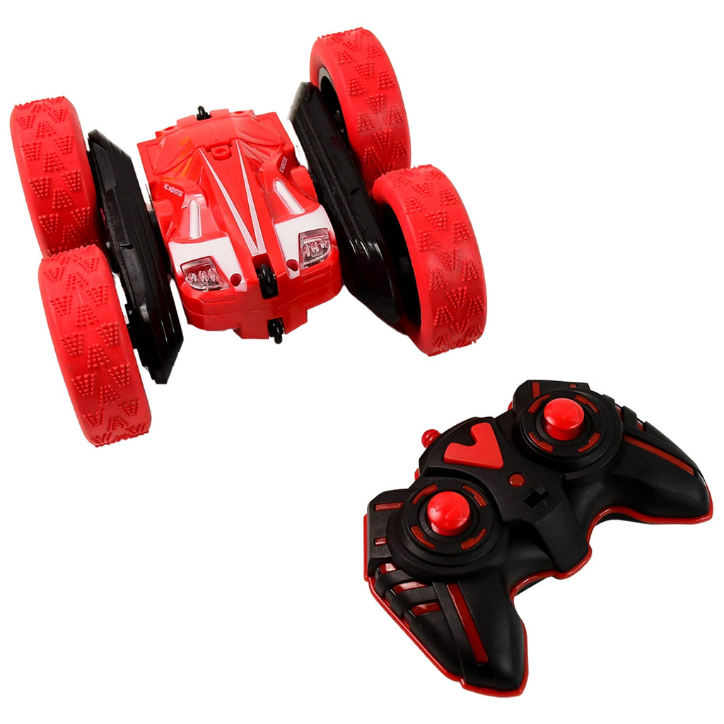 Blaze Rush stunt remote control car with double-sided running feature