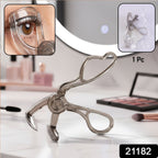 Manual eyelash curler showing ergonomic design for smooth lash curling