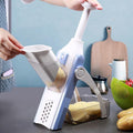 XcelCraft Vegetable Chopper on a kitchen counter with fresh vegetables.