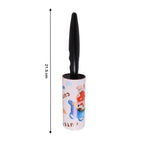 Sticky lint roller cleaning lint from soft fabric surface
