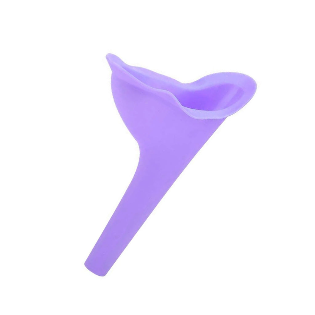 Compact medical-grade silicone female urinal funnel for easy portability