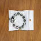 Stylish stretchable bracelet with bead dangler charm accessory