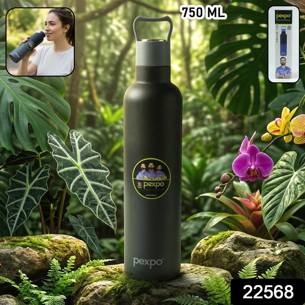 Travel-ready thermal bottle for hot and cold beverages