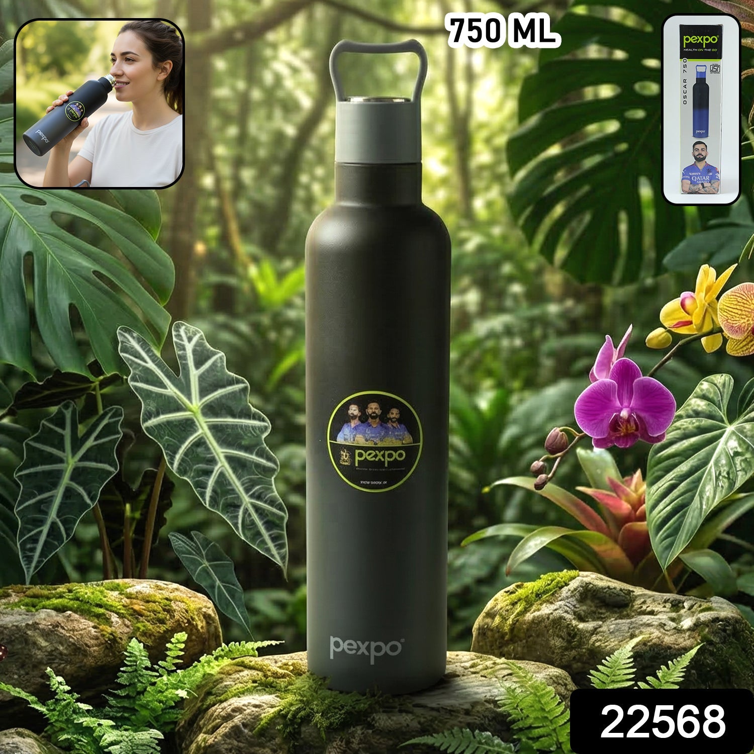 Travel-ready thermal bottle for hot and cold beverages