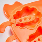 Fun crab-shaped ice candies created using the flexible silicone mold.