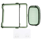 Soap tray with towel bar using strong waterproof adhesive