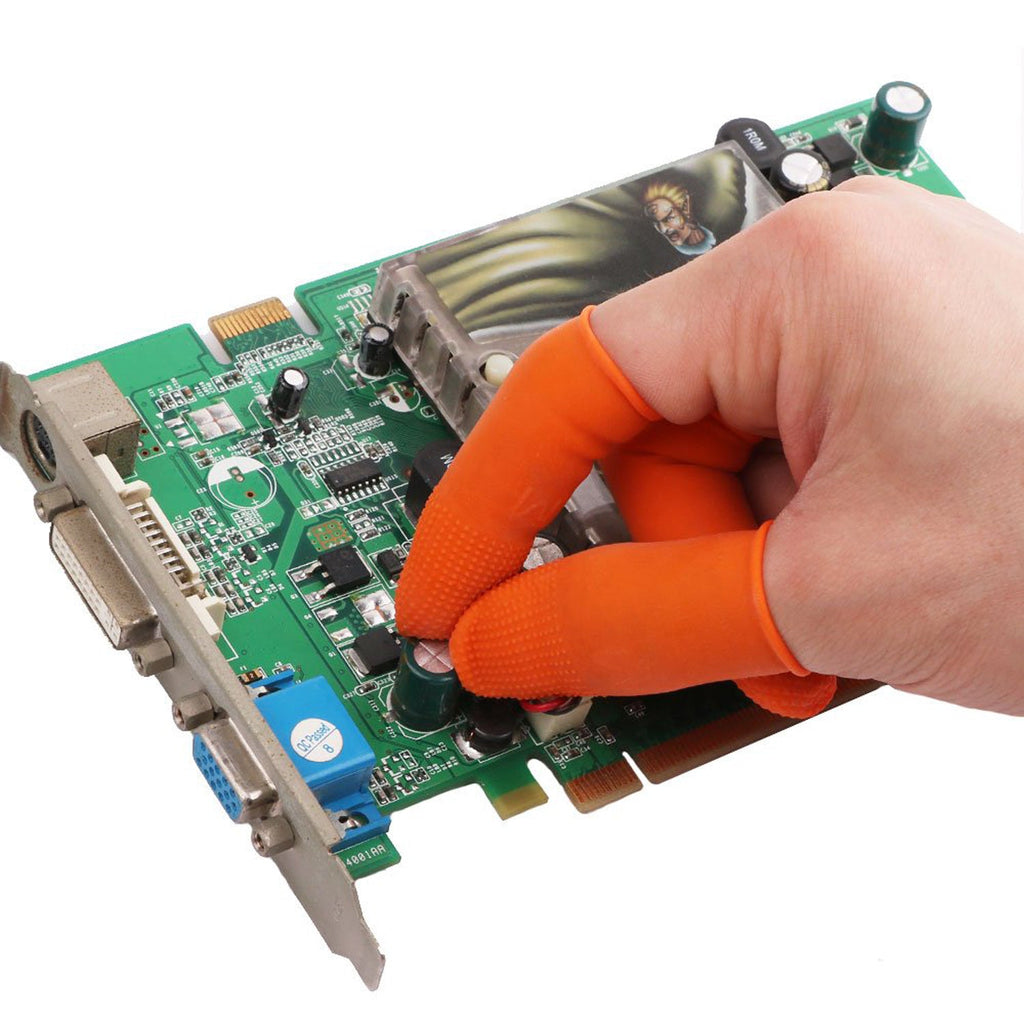 Rubber protective finger covers flexible for crafting and assembly work