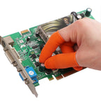 Rubber protective finger covers flexible for crafting and assembly work
