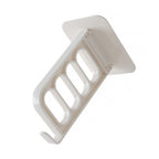 Versatile ABS plastic door hook for organizing clothes and towels.