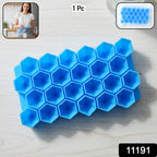Hexagon silicone ice mold tray for Freezer, stylish ice cubes