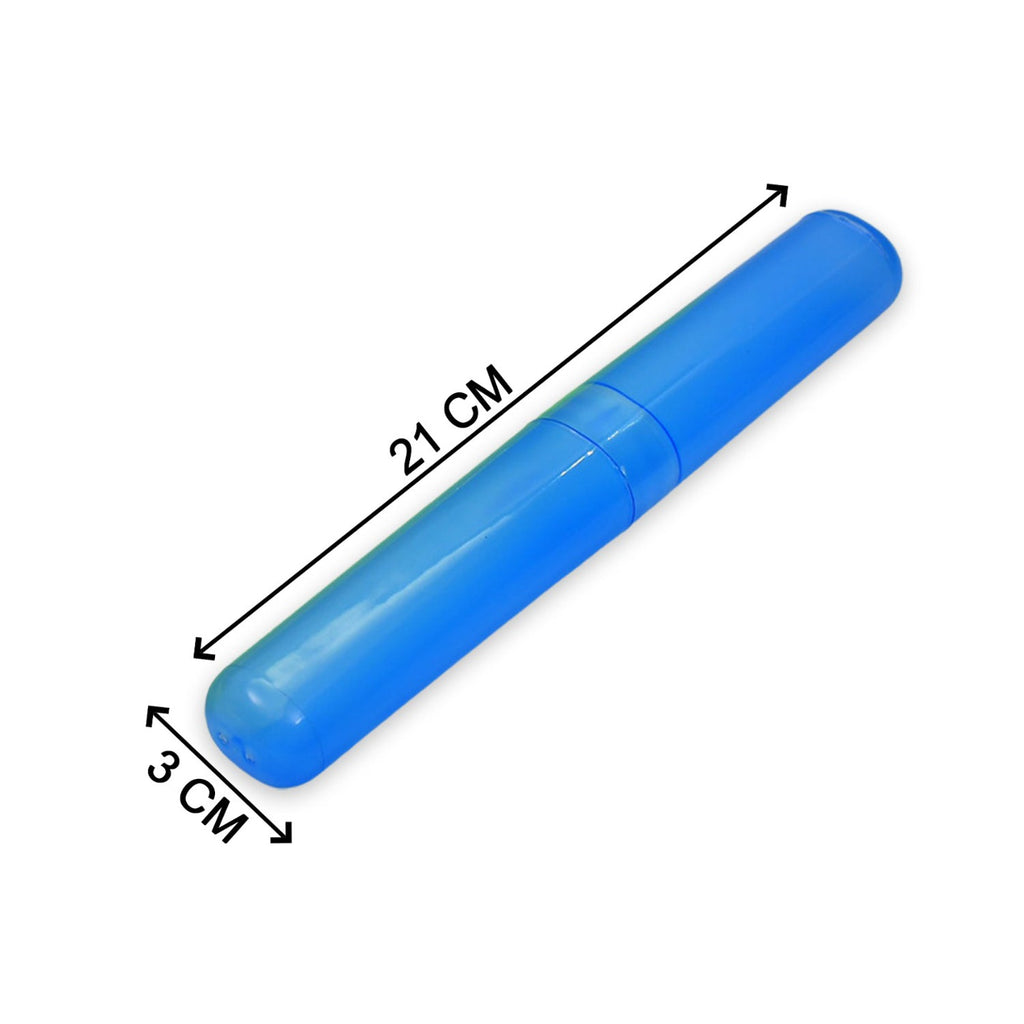 Ergonomic design of the travel toothbrush covers for easy and secure use.