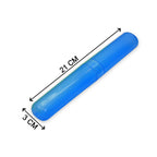 Ergonomic design of the travel toothbrush covers for easy and secure use.