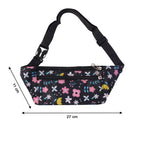 Lightweight floral print fanny pack designed for comfort