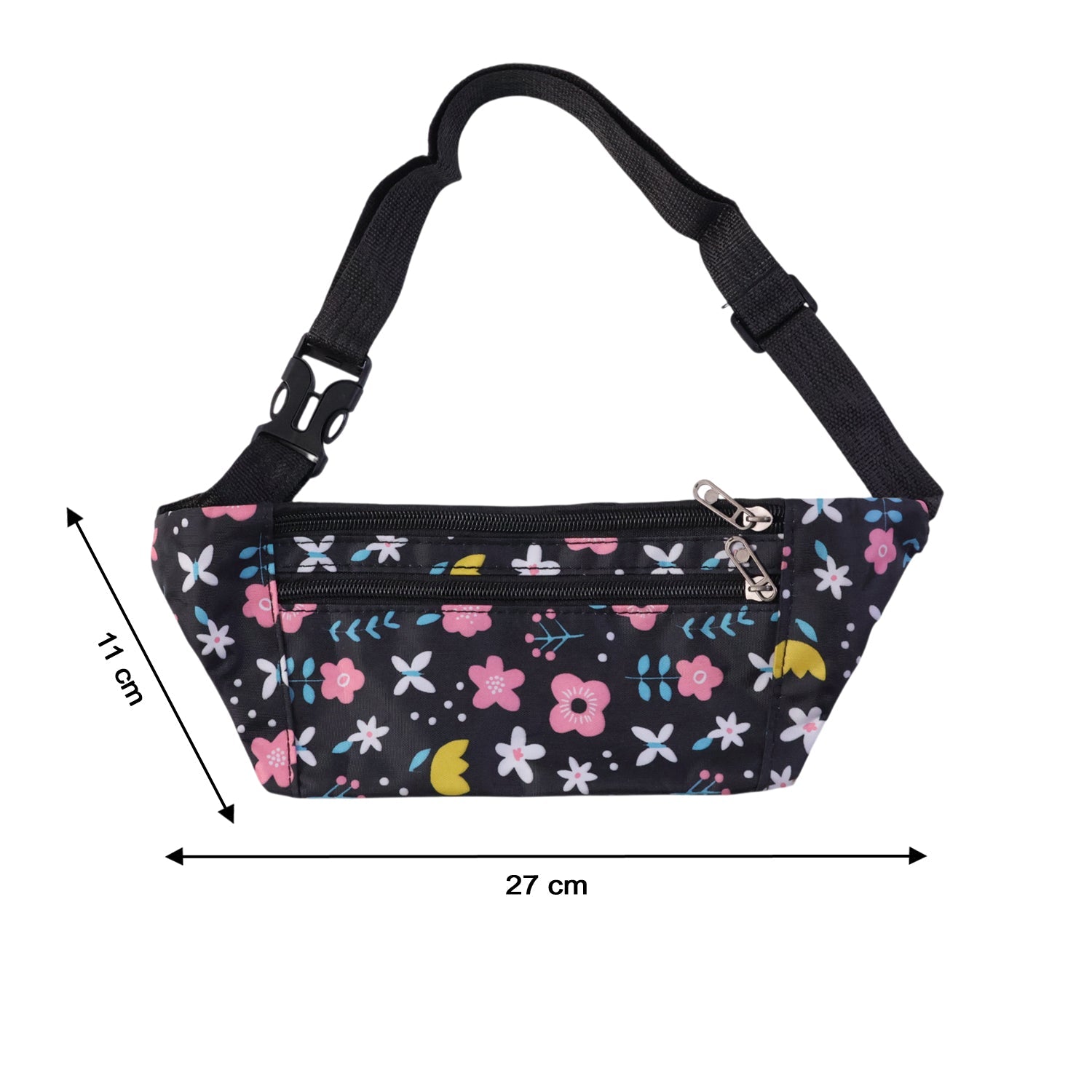 Lightweight floral print fanny pack designed for comfort