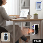 Electric space heater with digital display for easy control