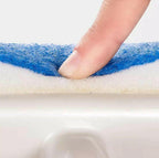 Close-up of the glass wiper's brush head, ideal for scrubbing various surfaces.