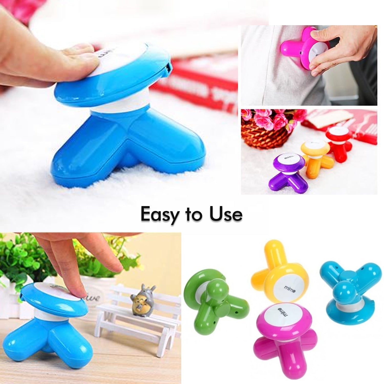 Small and handy USB Full Body Massager on a surface, highlighting its portability.