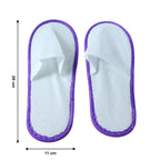 Neutral image of disposable hotel slippers