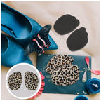 Comfortable foot insole pad cushioning heel impact while walking