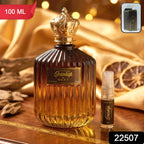 Stylish bottle of Next Shanaya Oud perfume with decorative crown cap