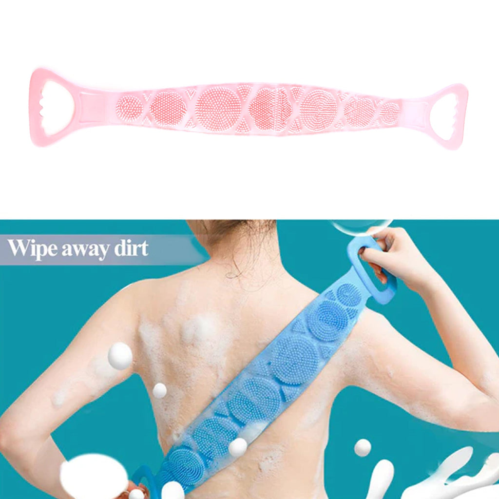 Premium silicone massage and exfoliating scrubber for back and body