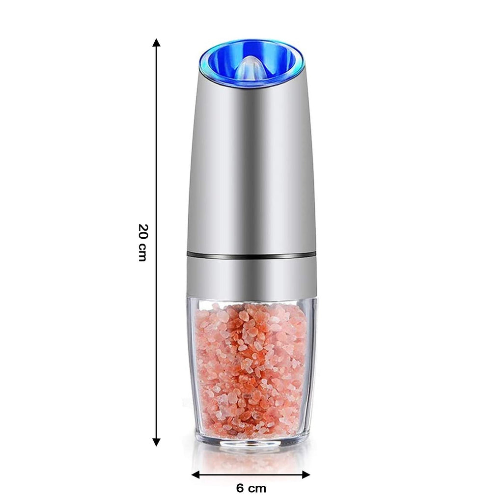 Modern automatic electric salt and pepper grinder with adjustable coarseness