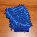 Stack of multiple super absorbent microfiber wash mitts for bulk purchase.