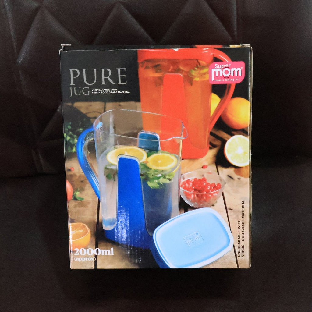 2-litre transparent water jug perfect for family gatherings