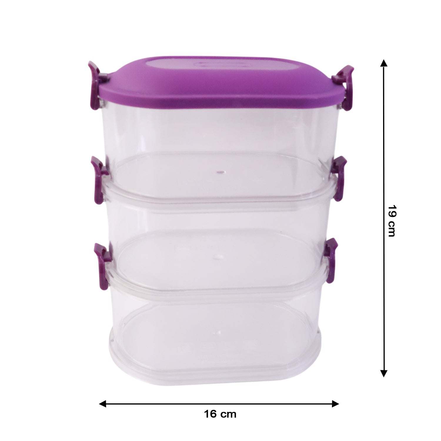 Airtight locked food storage container for keeping food fresh