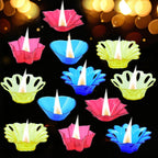 Unique multi-shape candle cups, adding a touch of color to your celebrations.